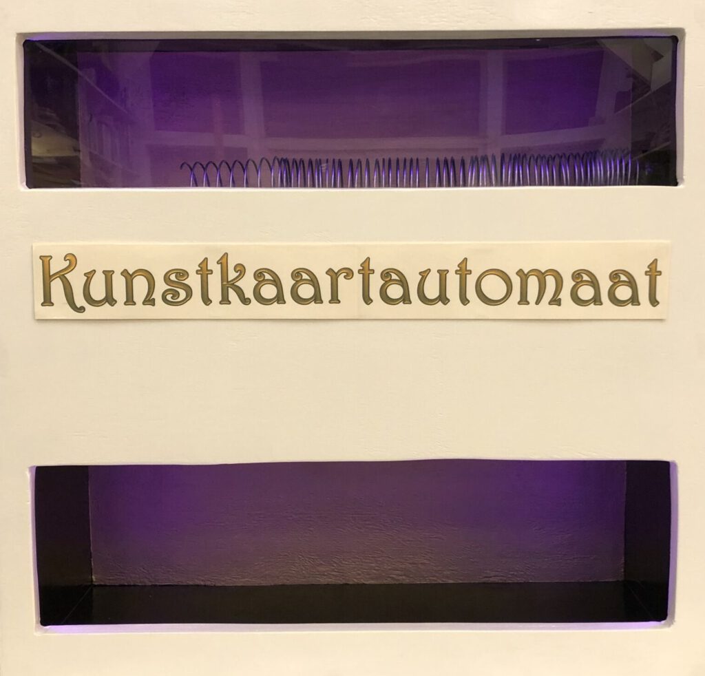 Kunstkaartautomaat maken
